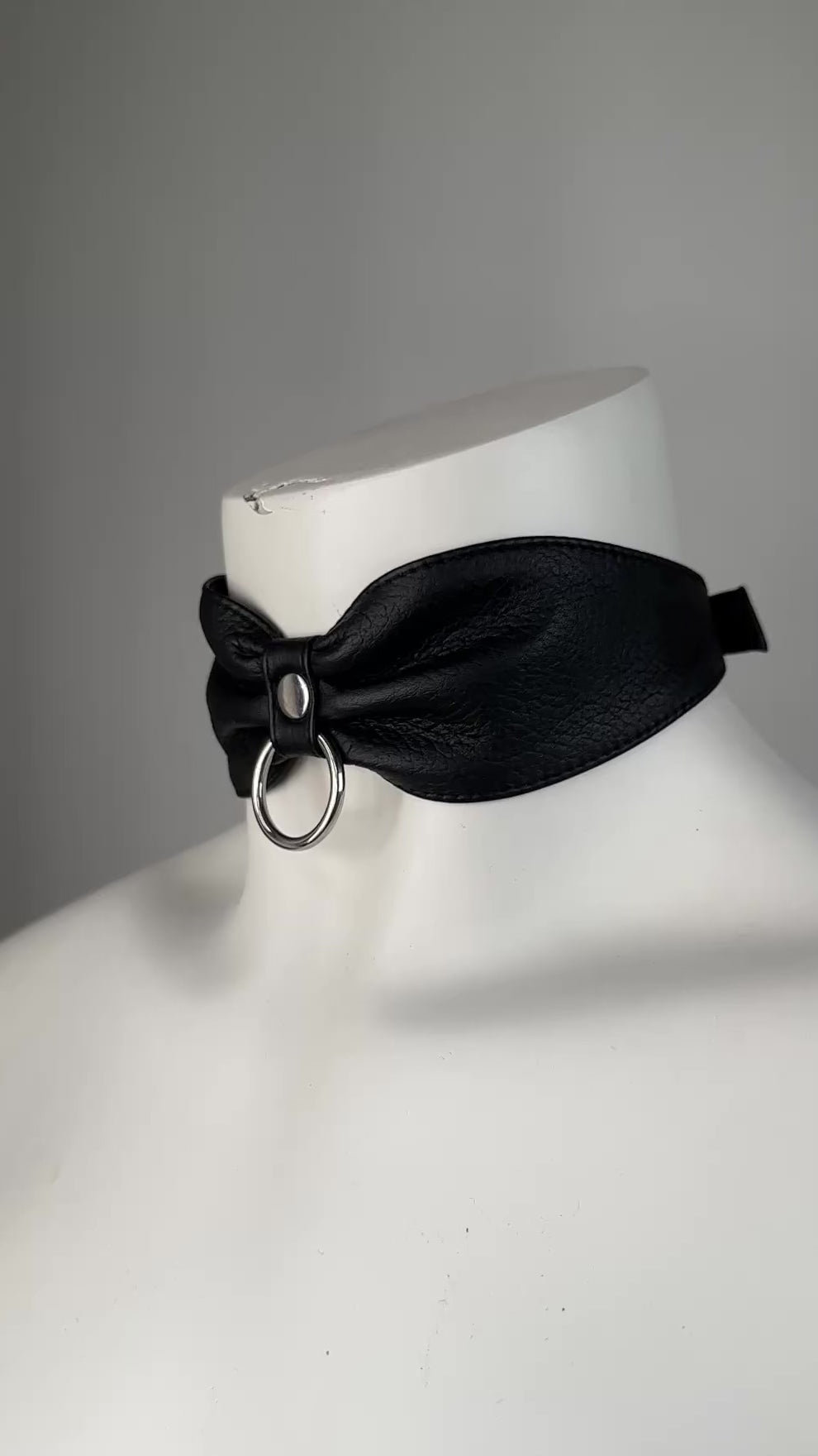 Bow choker - matte black